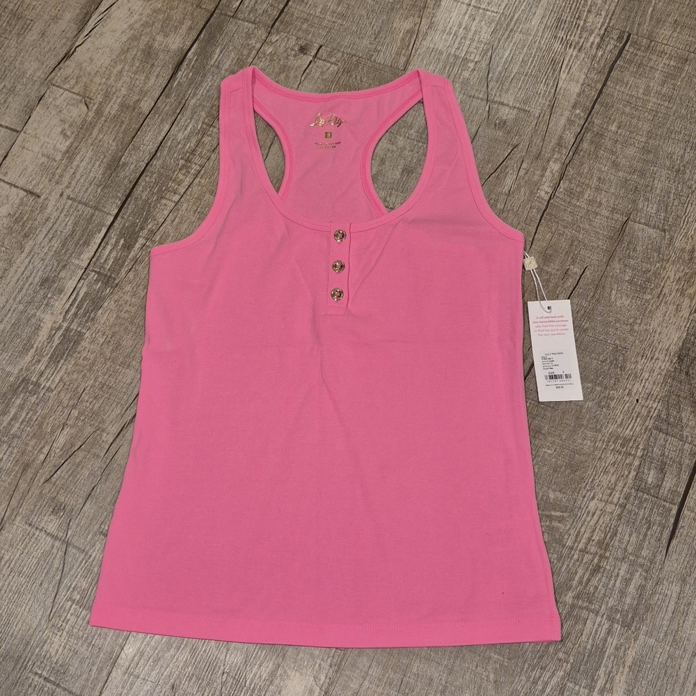 Lilly Pulitzer Sera tank top Roxie Pink Size Small